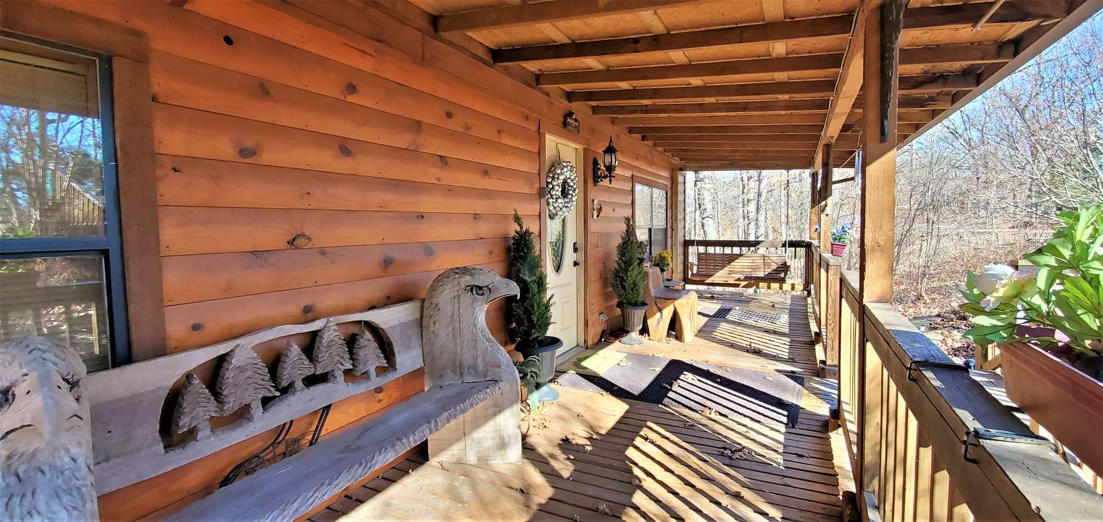 Front covered porch