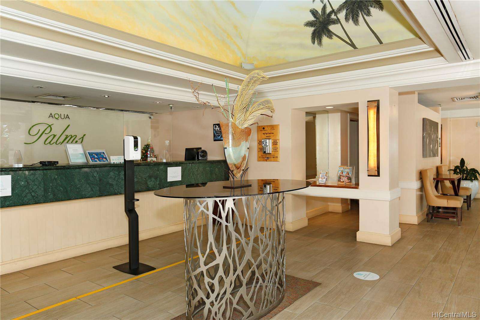 Lobby and front desk