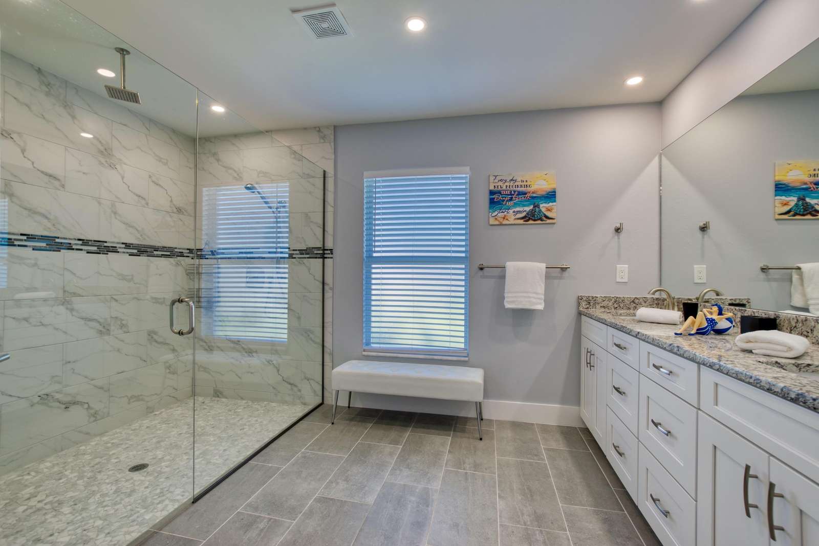 Master Bathroom with Rainshower