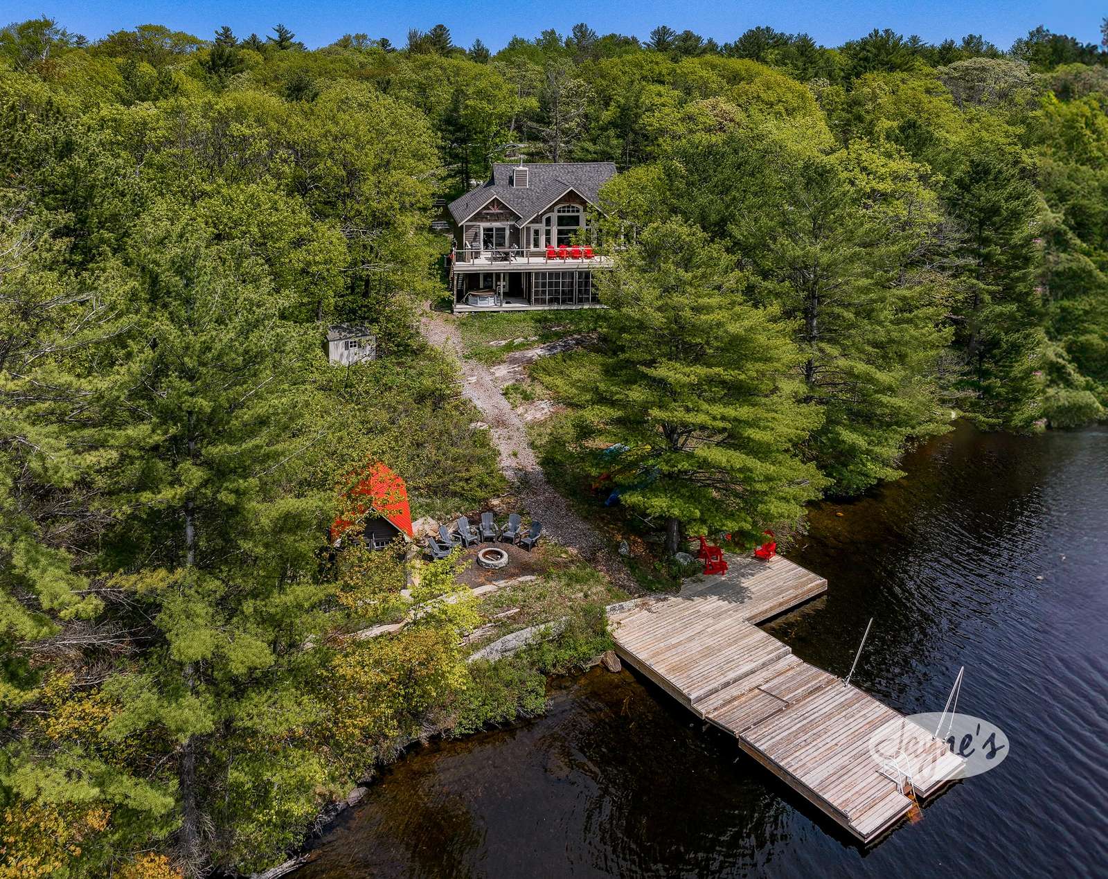 Loon's Lottery - Aerial View