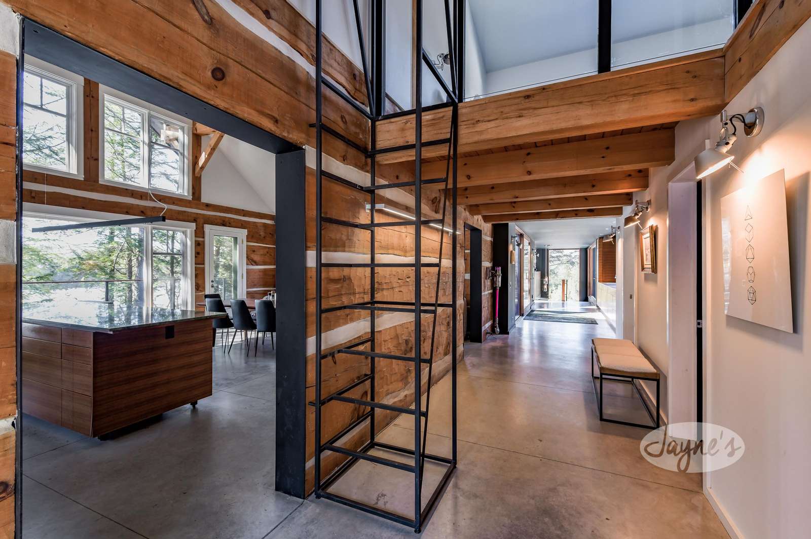 Hallway + Ladder to the Loft