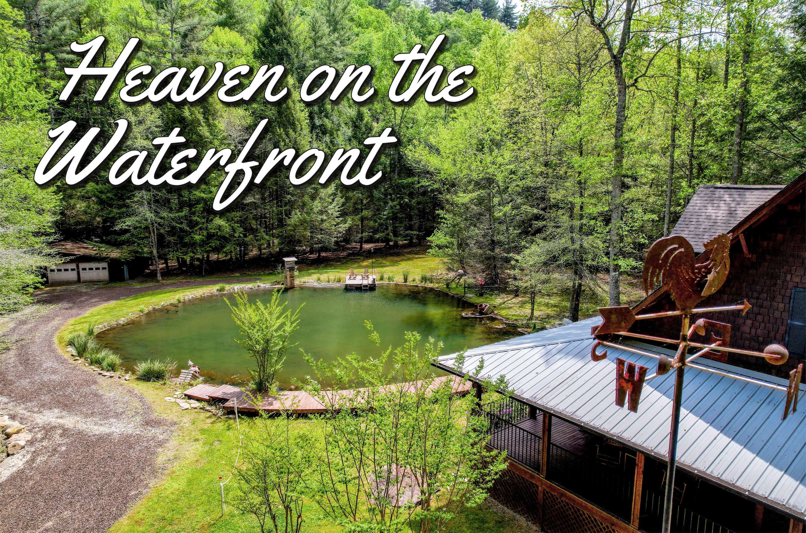 Heaven on the Waterfront | Celebrate Blue Ridge Cabin Rentals