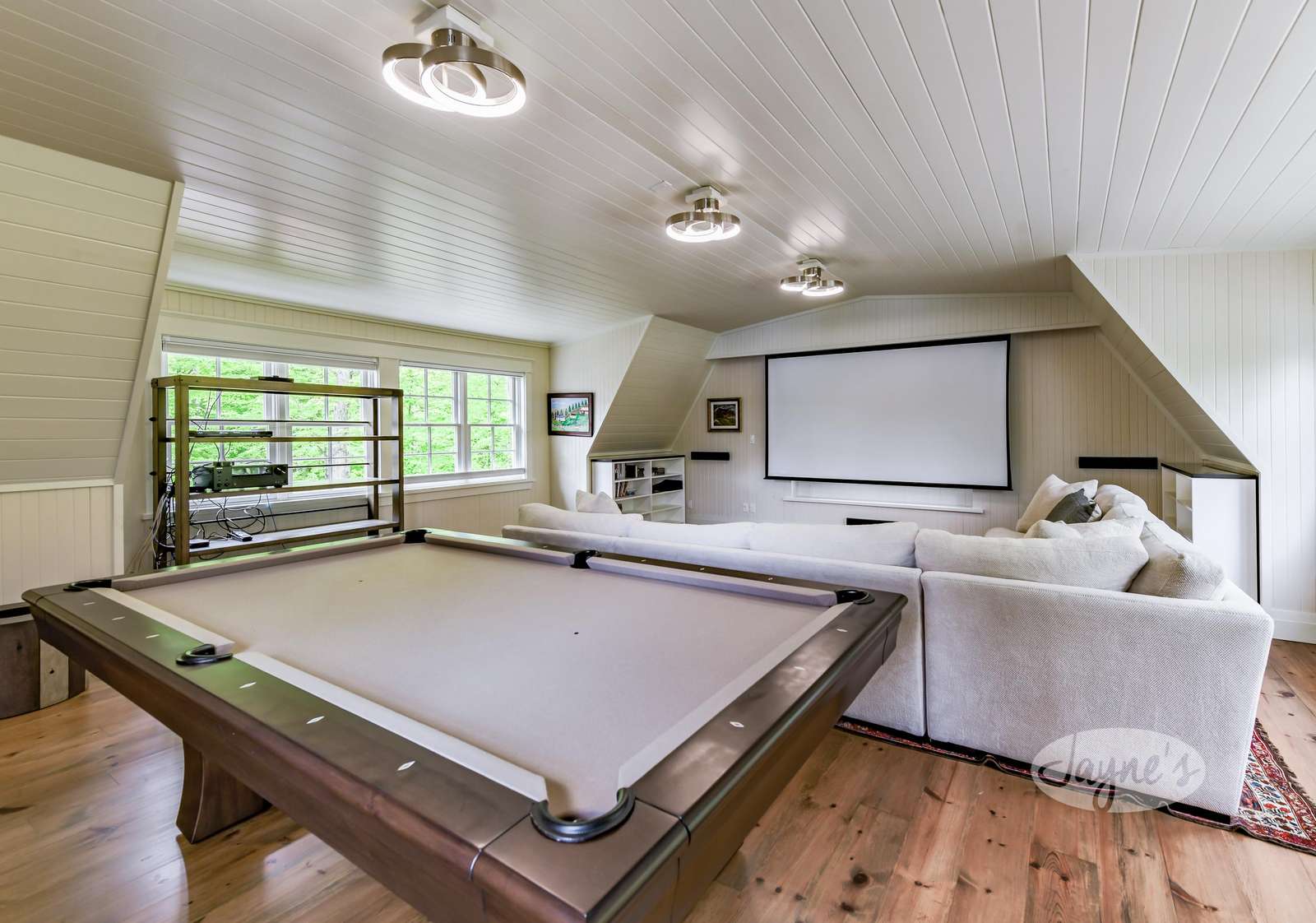 Entertainment Room - Projector Screen Down
