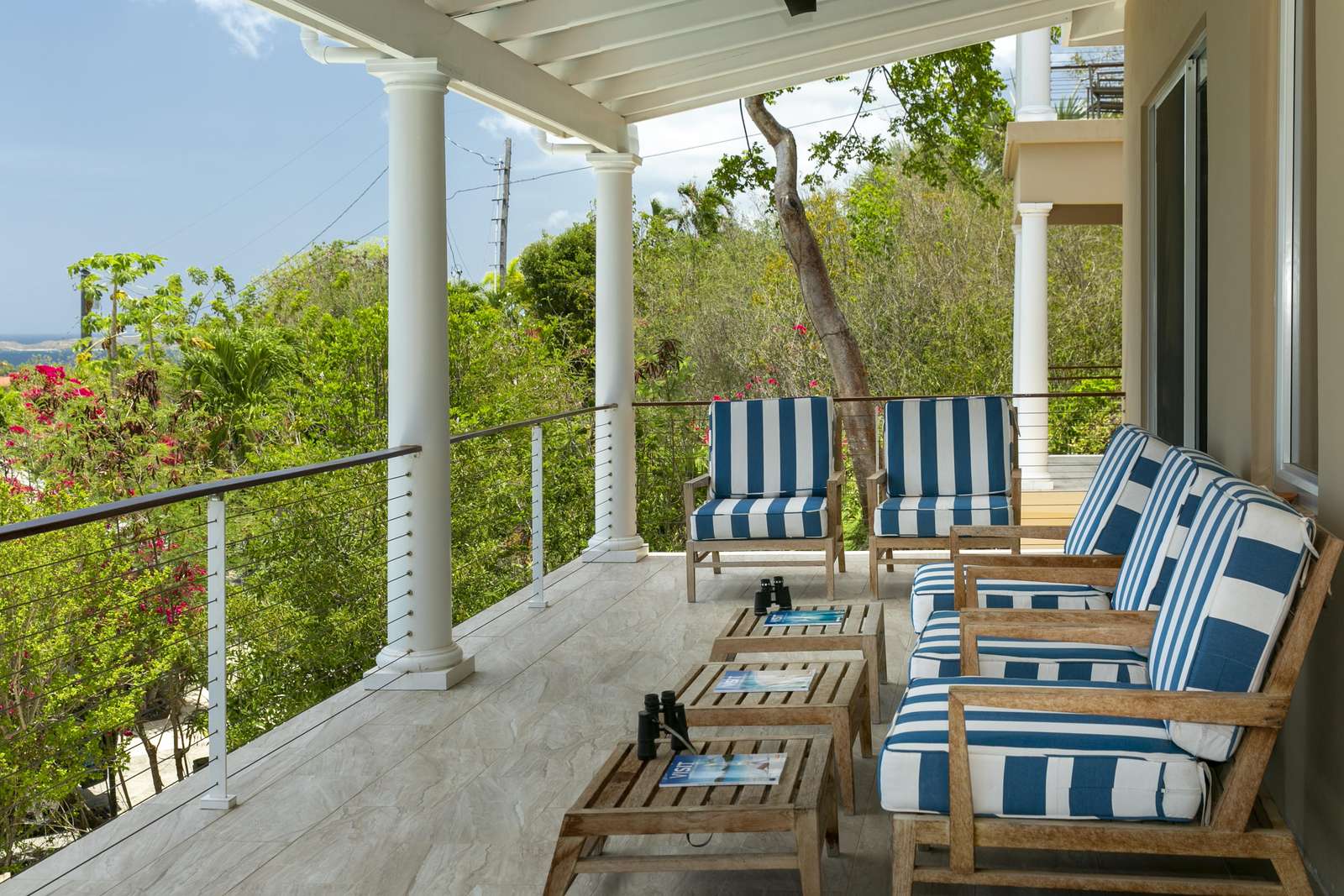 Covered Patio Off of Living, Kitchen and Dining Area