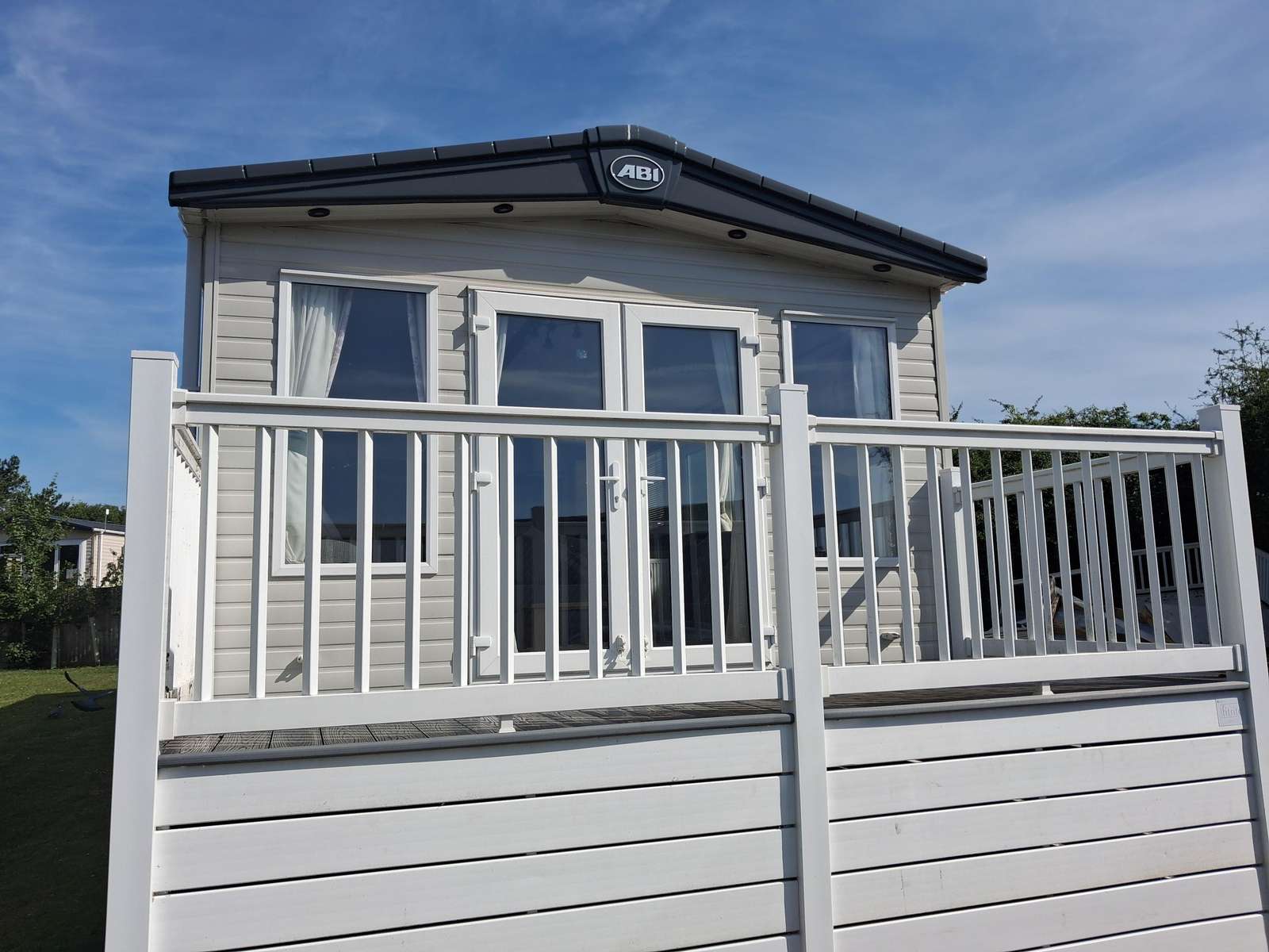 This 6 berth, dog-friendly holiday home at Carlton Meres Holiday Park in Saxmundham, Suffolk is perfect for family holidays and relaxing getaways. - property