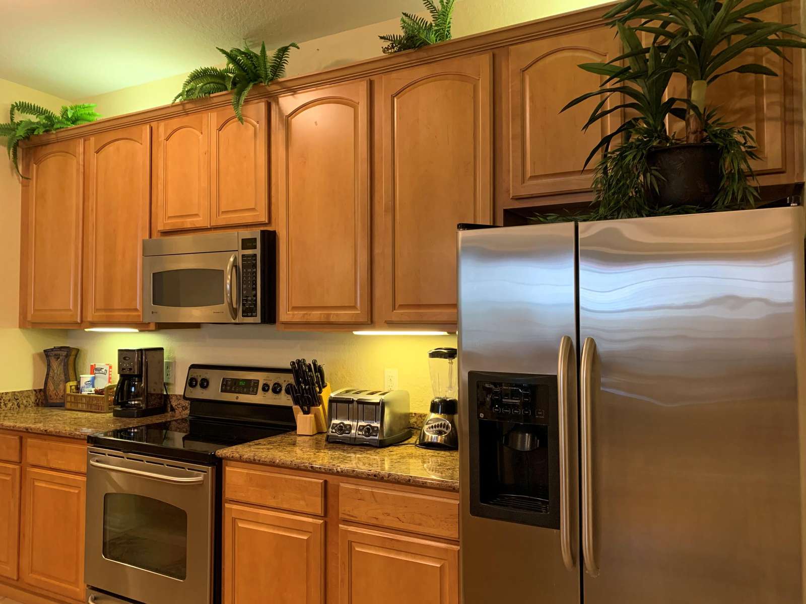 Gorgeous stainless steel appliances