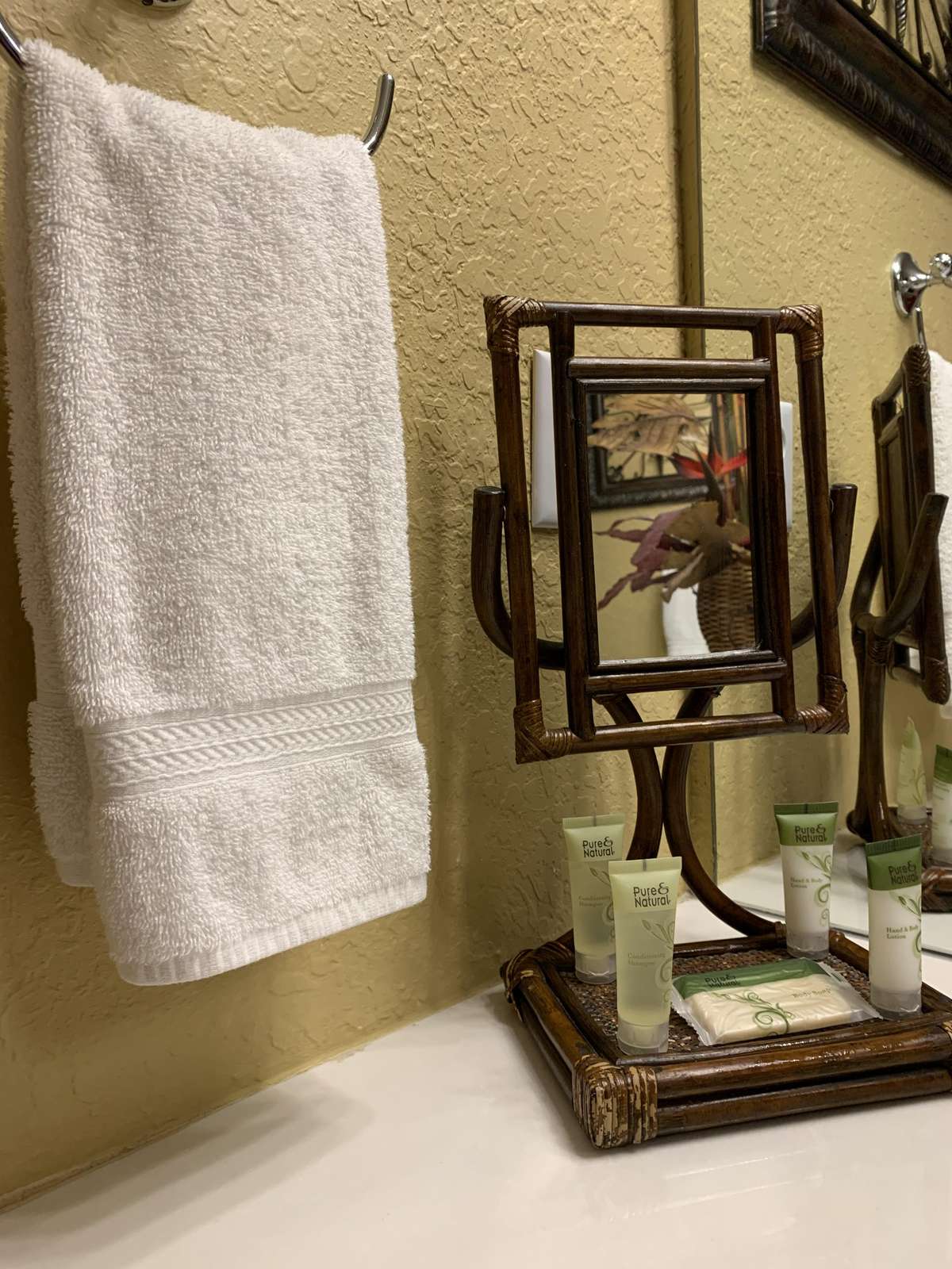 Master bedroom toiletries