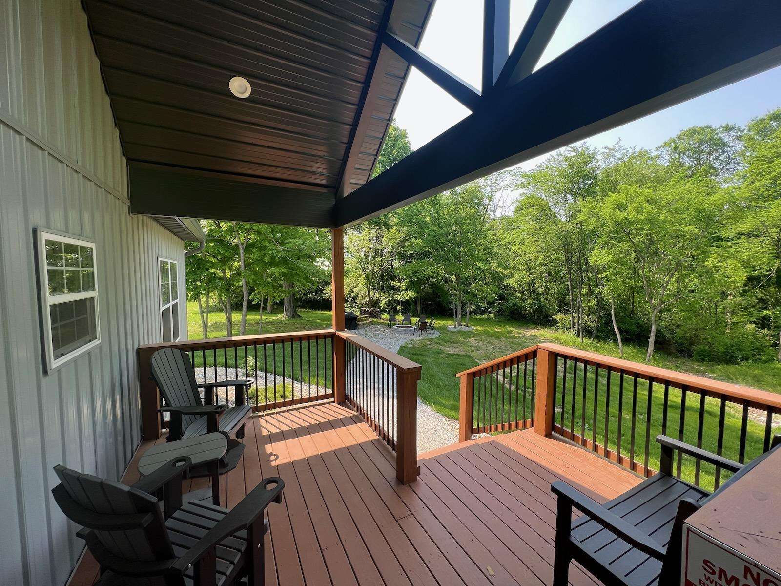 back deck - property