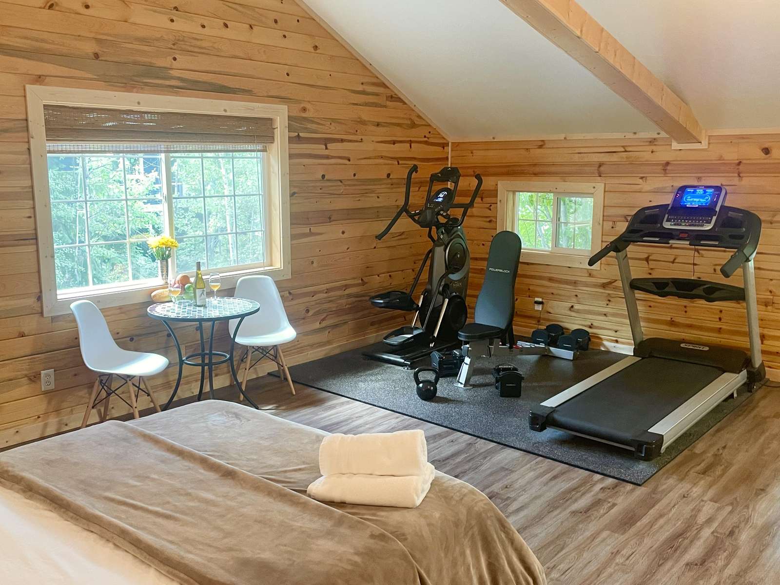 Workout area located within the In-Law Suite