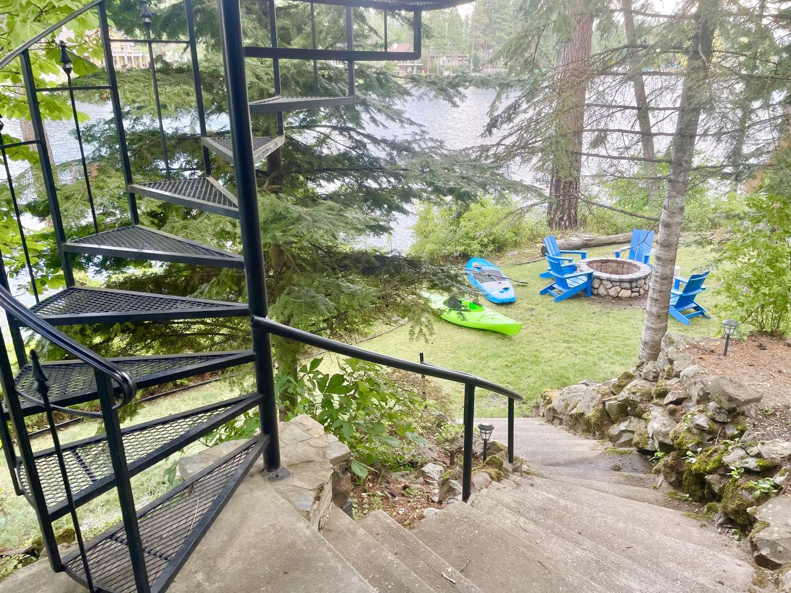 Spiral Staircase from Upper Deck