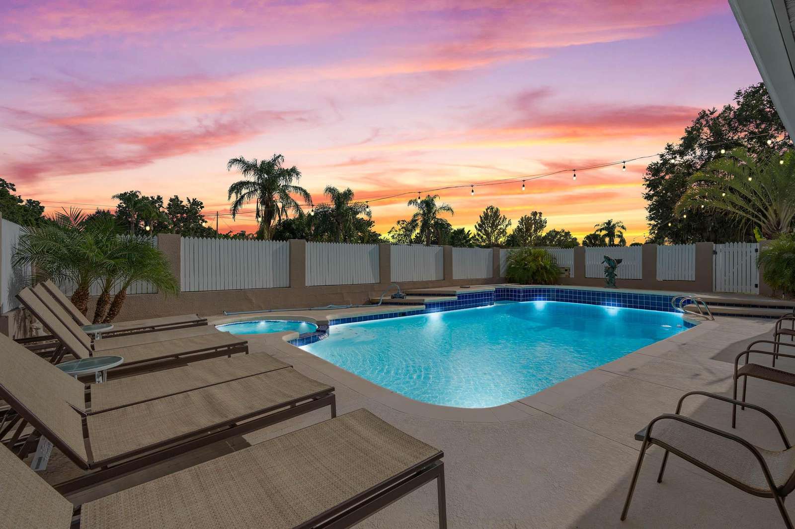 This oversized swimming pool required a special variance in permitting it's so big! - property
