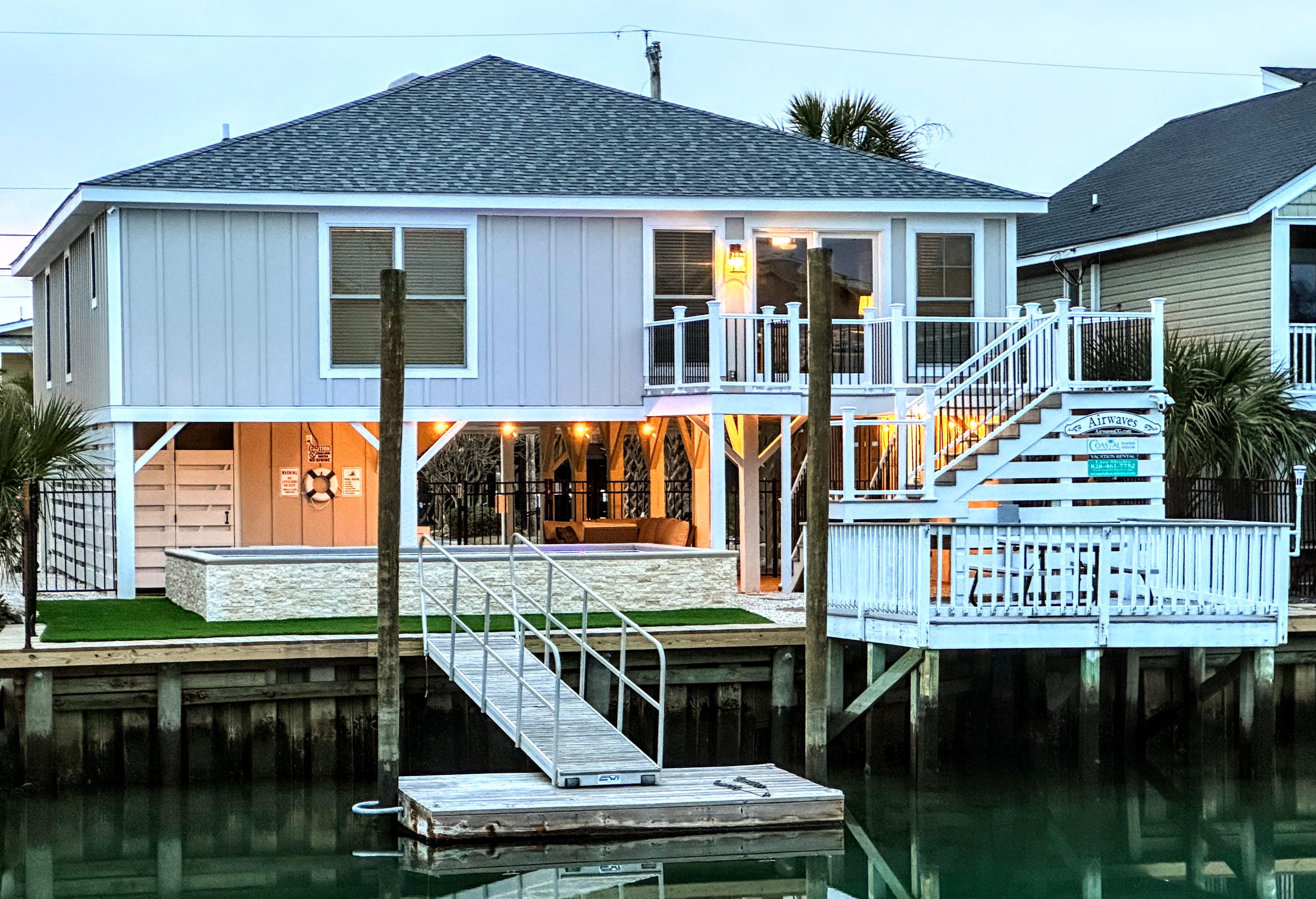 Cherry Grove Waterfront Beach House Coastal Lifestyle Properties
