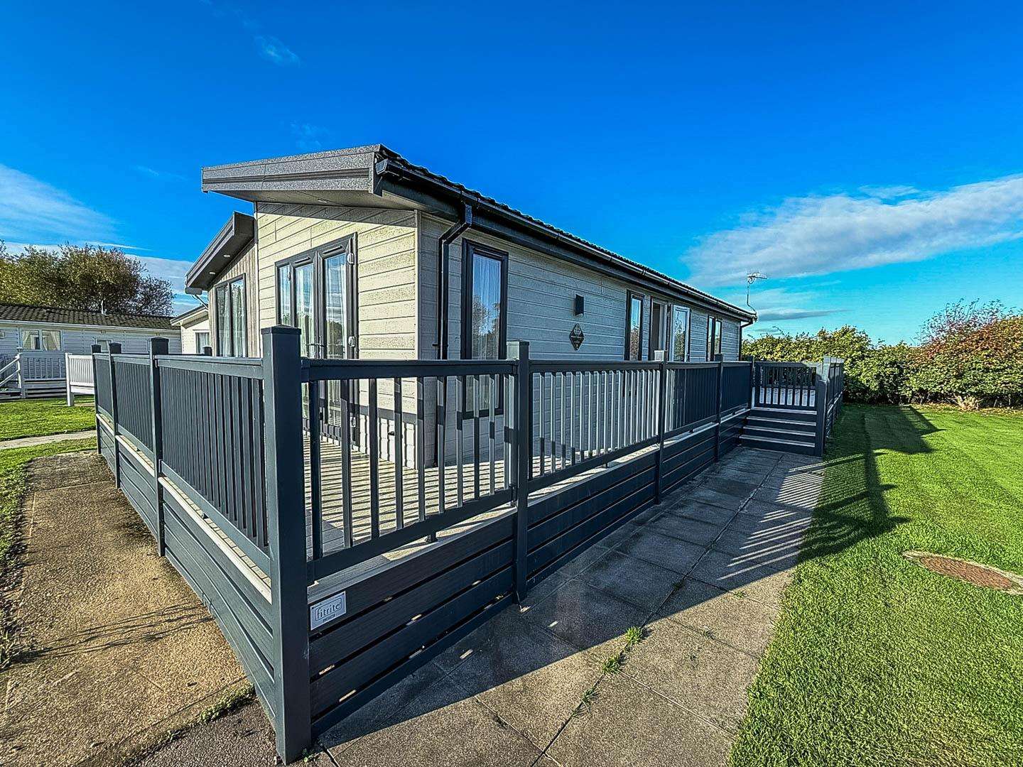 Discover the perfect base for your next UK getaway in this lovely 6 berth dog-friendly lodge with decking located on Manor Park Holiday Park, Hunstanton, and explore the stunning Norfolk coast. - property