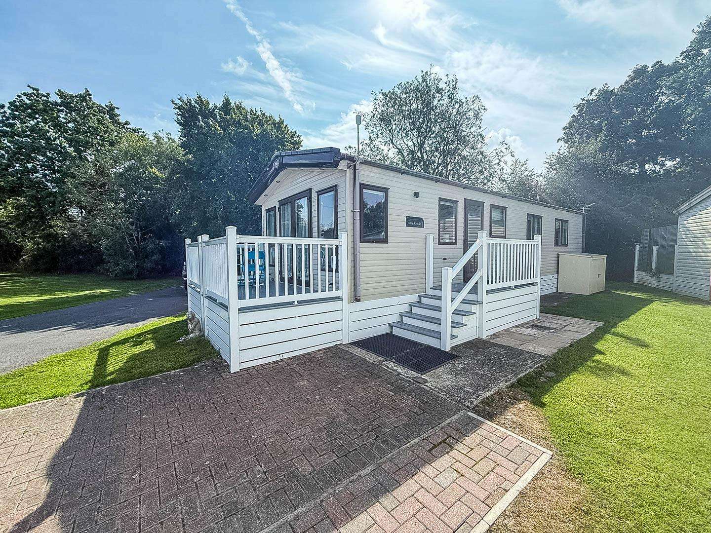 Discover the scenic beauty of Suffolk in this 6 berth caravan with decking located on Carlton Meres Holiday Park on your next UK getaway with 2cHolidays. - property